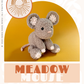 Meadow Mouse Knotted Stuffed Plushie — PATTERN (No sew!)