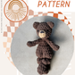 MINI Briggs Bear Knotted Lovey — PATTERN