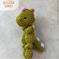 MINI Dozer Dino Knotted Lovey — PATTERN