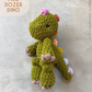 MINI Dozer Dino Knotted PLUSHIE — PATTERN