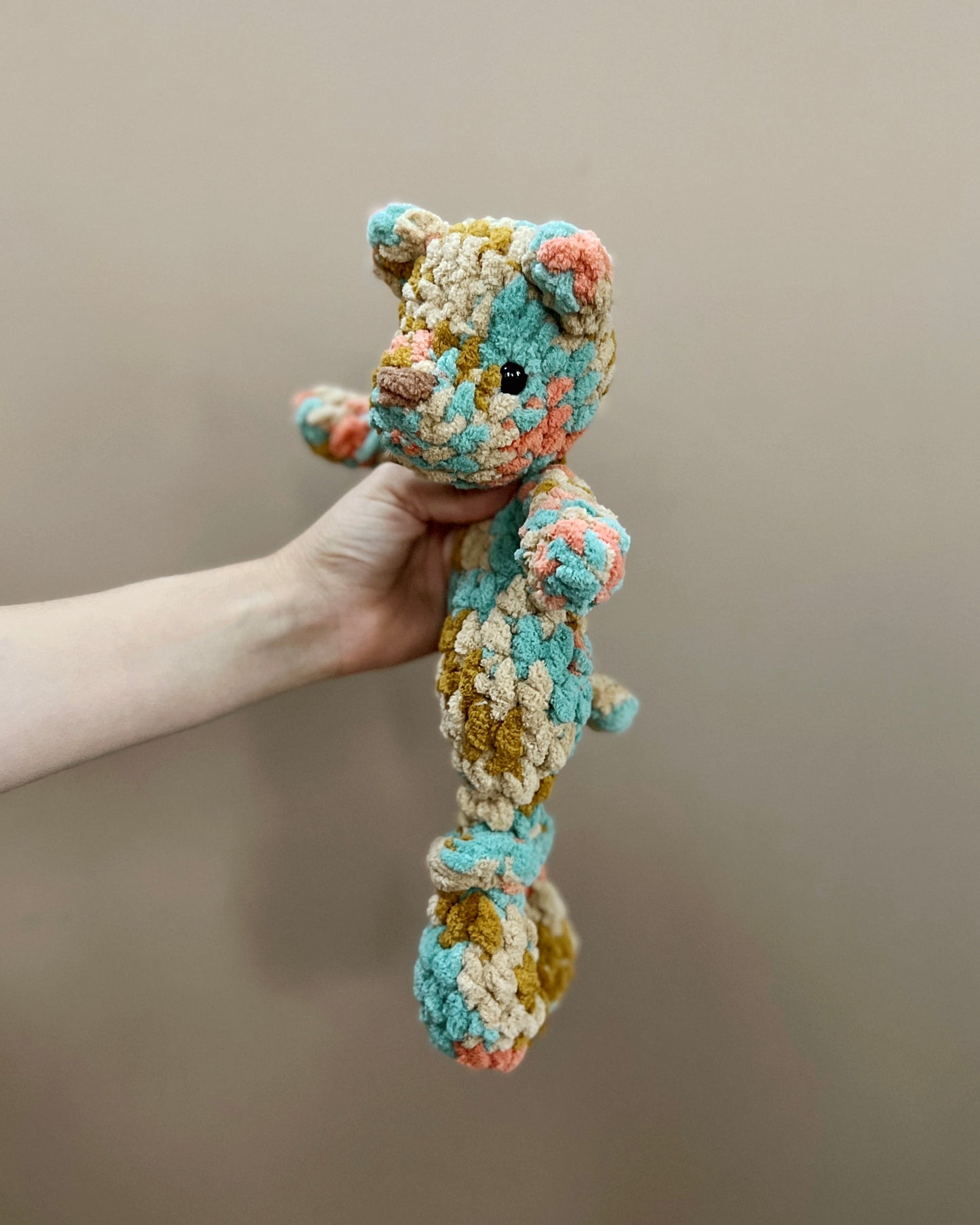 Mini Ever Bear ⋒ Teal Tie Dye