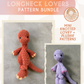 Longneck Dino Lovers MINI Pattern BUNDLE — 2 Pattern Styles