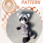 MINI Rhodes Raccoon Knotted Lovey — PATTERN