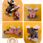 Morrison Moose 'Little' Knotted Stuffed Plushie — PATTERN (Low sew!)