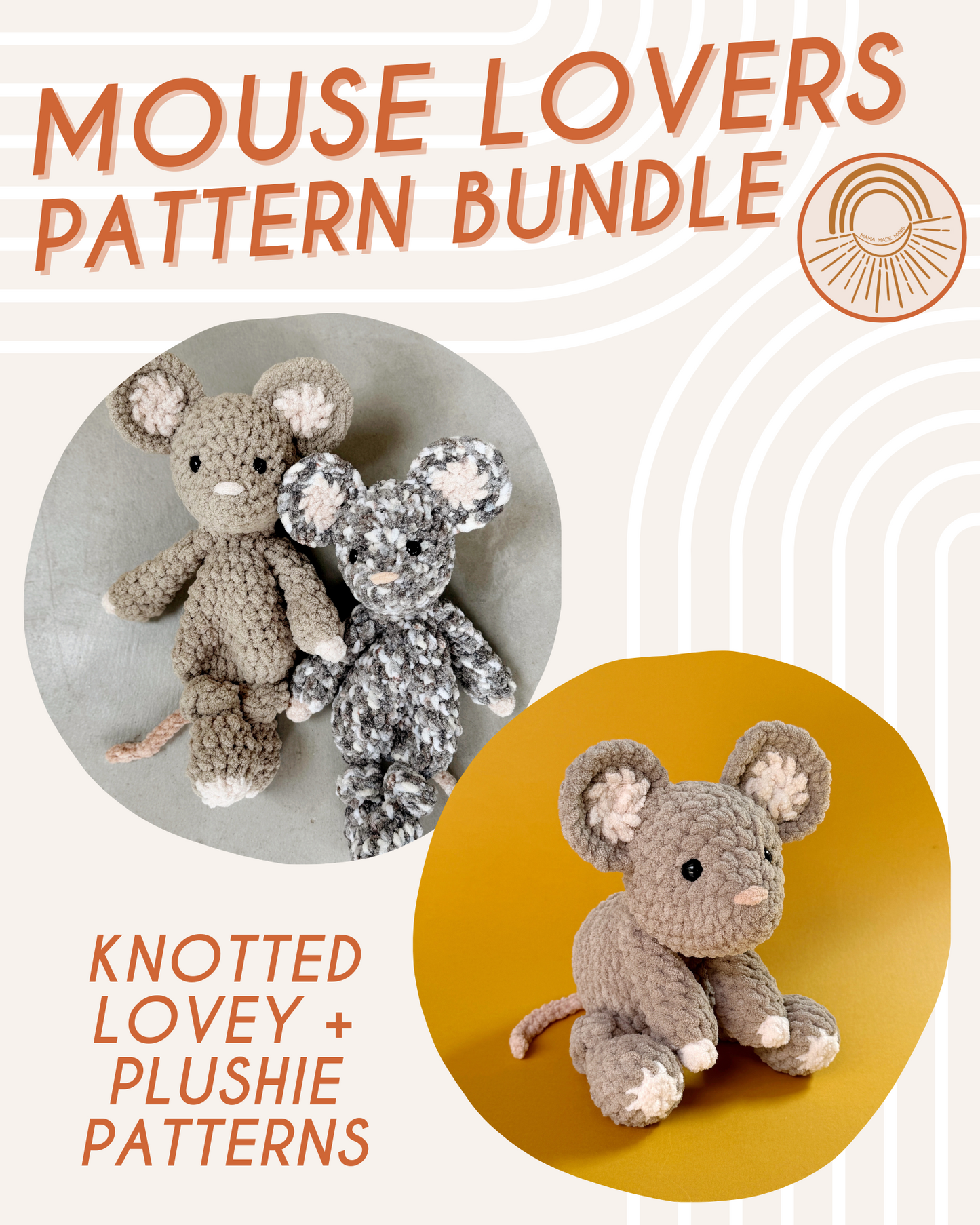 Mouse Lovers Pattern BUNDLE — 2 Pattern Styles