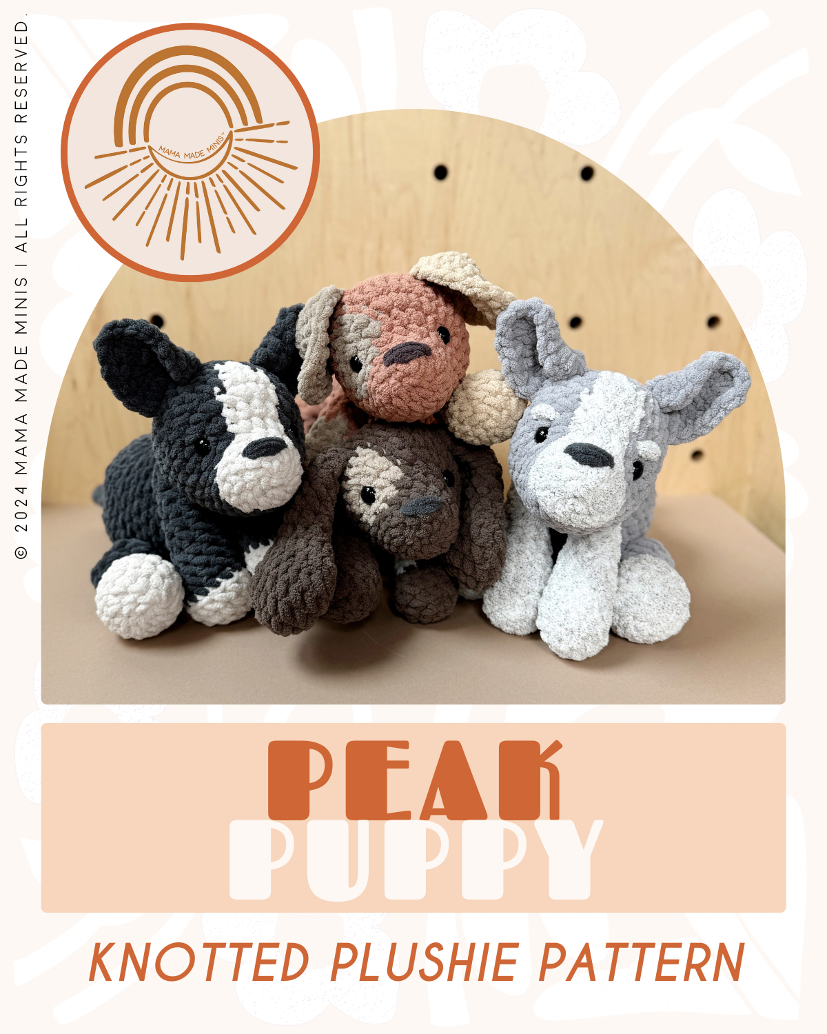 Puppy Lovers Pattern BUNDLE — 2 Pattern Styles