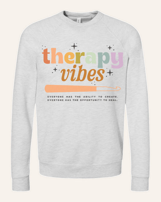 Therapy Vibes Crewneck