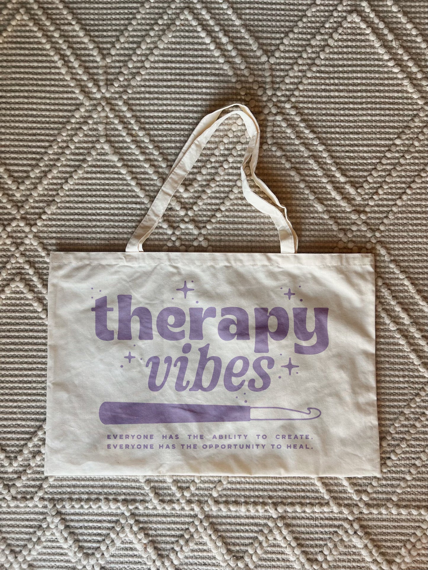 'Therapy Vibes' Makers Tote