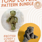 Toad Lovers Pattern BUNDLE — 2 Pattern Styles