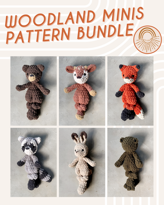 Woodland Minis Pattern BUNDLE — 6 Patterns