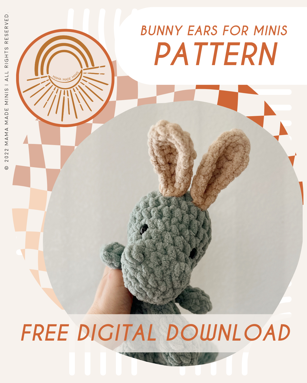 Bunny Ears for Minis — FREE PATTERN