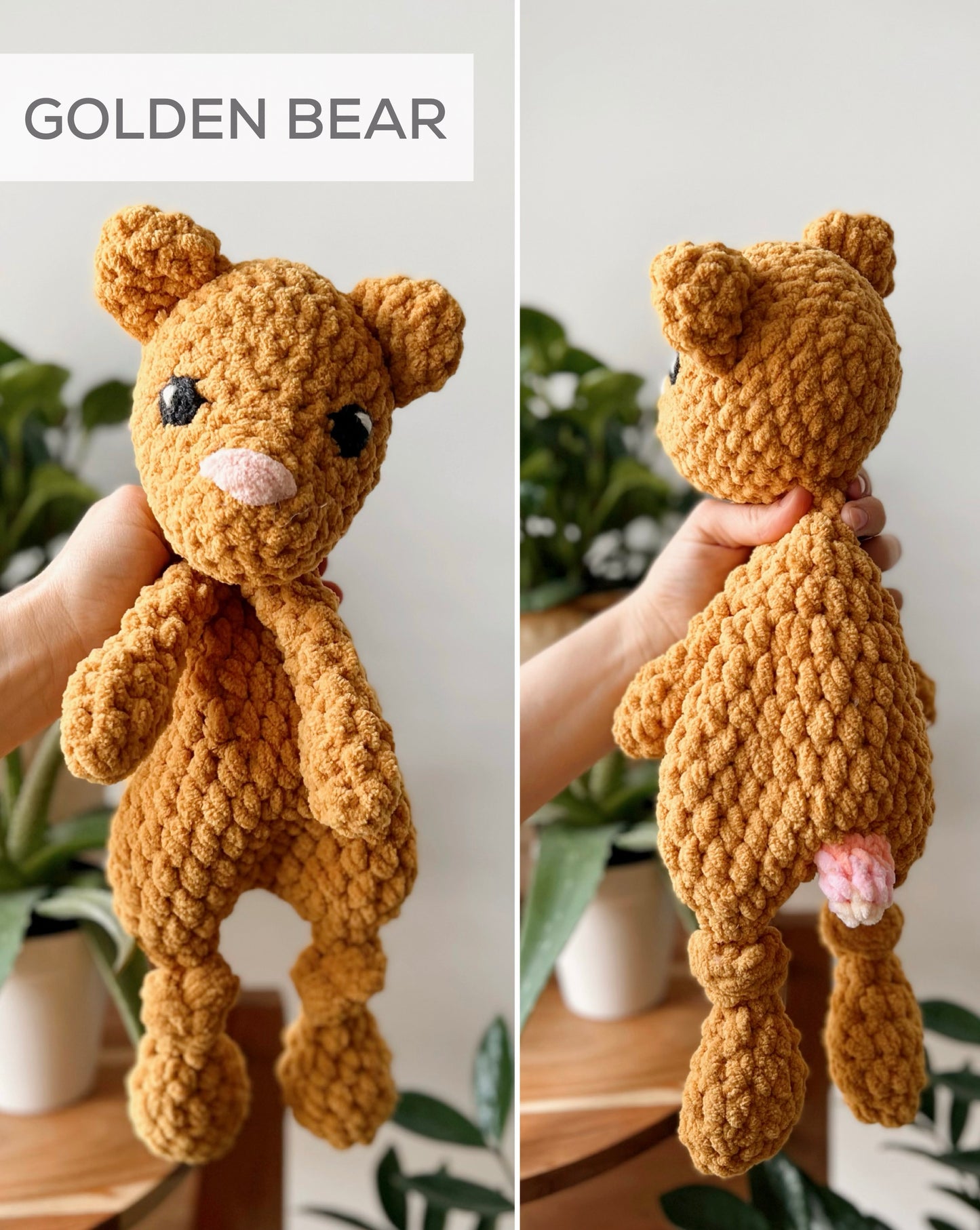 MINI Ever Bear Knotted Lovey — PATTERN