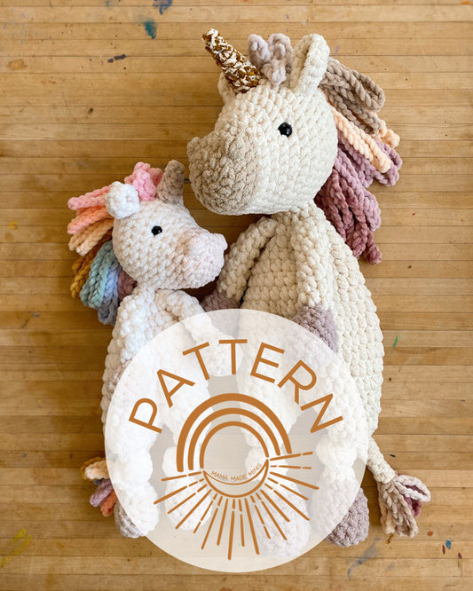 Baby Kit Knotted Lovey — PATTERN (2 sizes included)